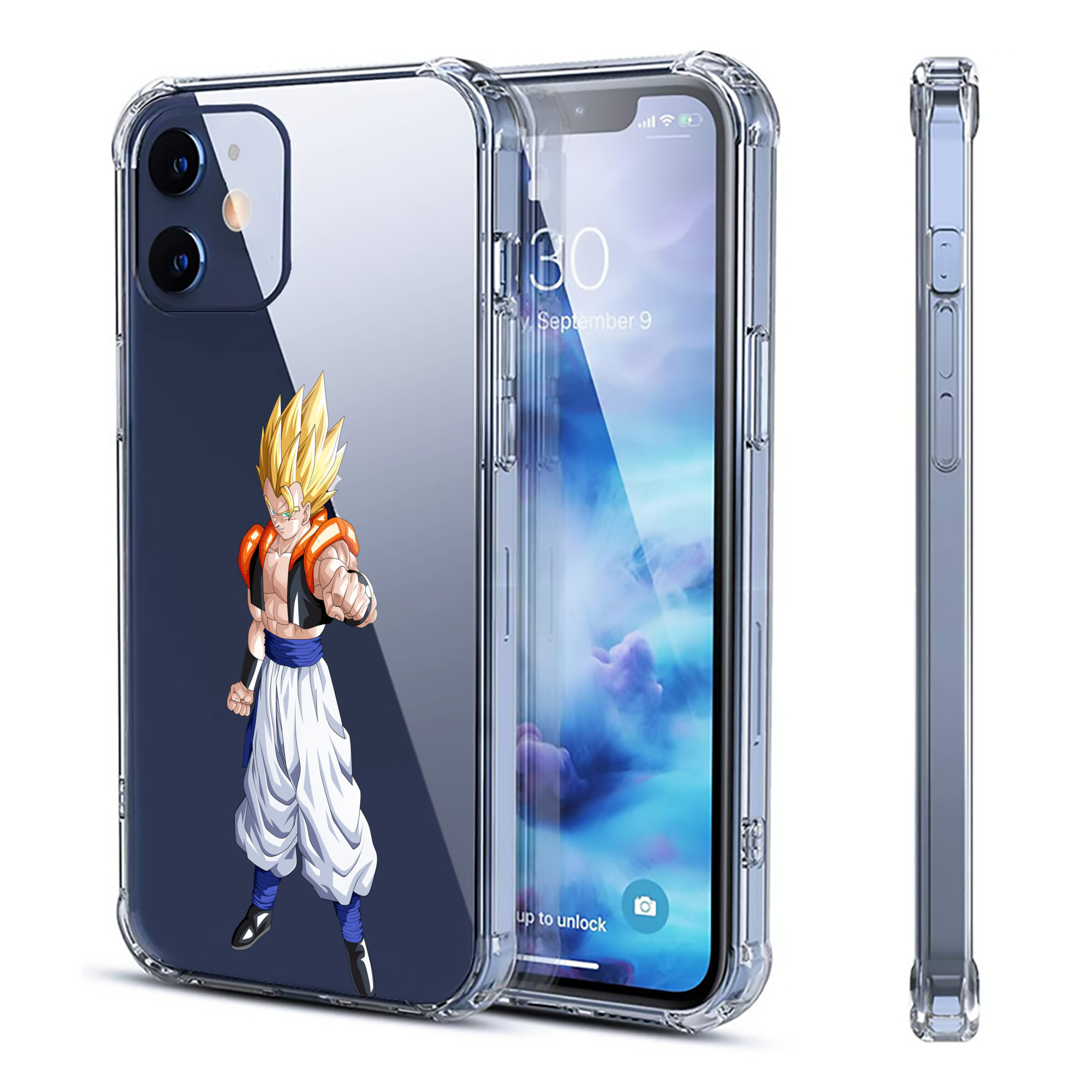 （画像用） ドラゴンボール ベジータ四世（Bejīta Yonsei）DRAGON BALL Vegeta IV 【iPhone 12シリーズ対応】透明スマホケース（クリアソフトケース）